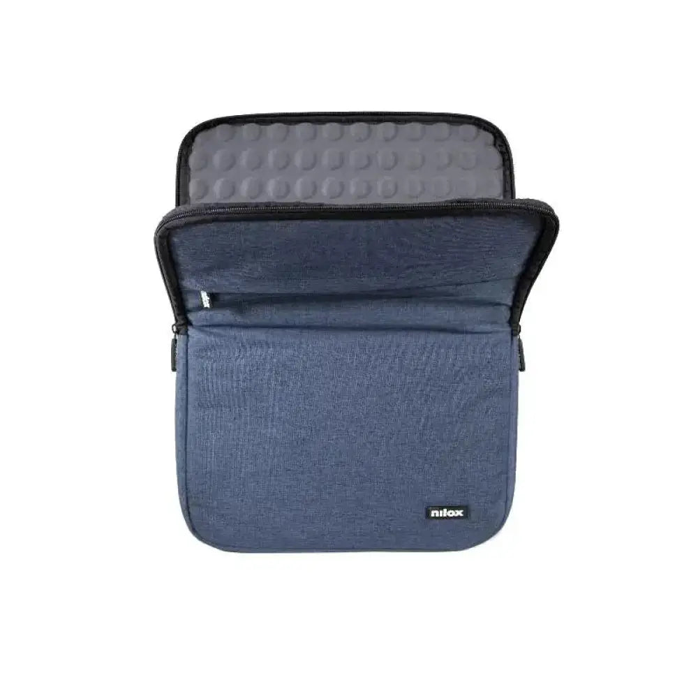 Funda Sleeve NILOX para portátil de 14,1 pulgadas en color azul, protección y estilo para tu dispositivo.