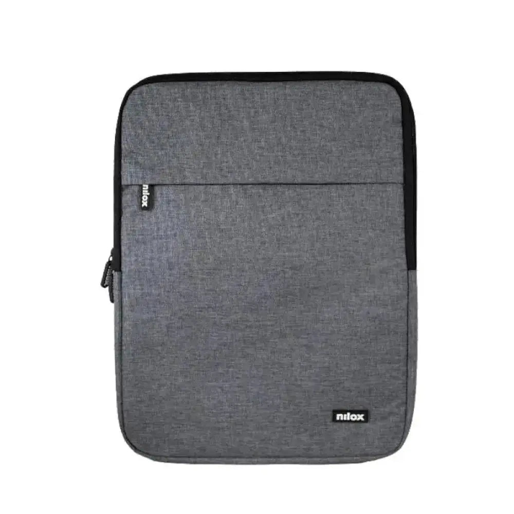 Funda NILOX Sleeve para portátil de 14.1 pulgadas en color gris, protección suave y ajustada para tu laptop.
