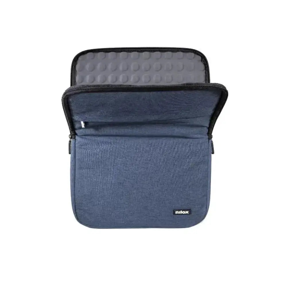 Funda Sleeve azul NILOX para portátil de 15.6 pulgadas, protección y estilo para tu laptop.