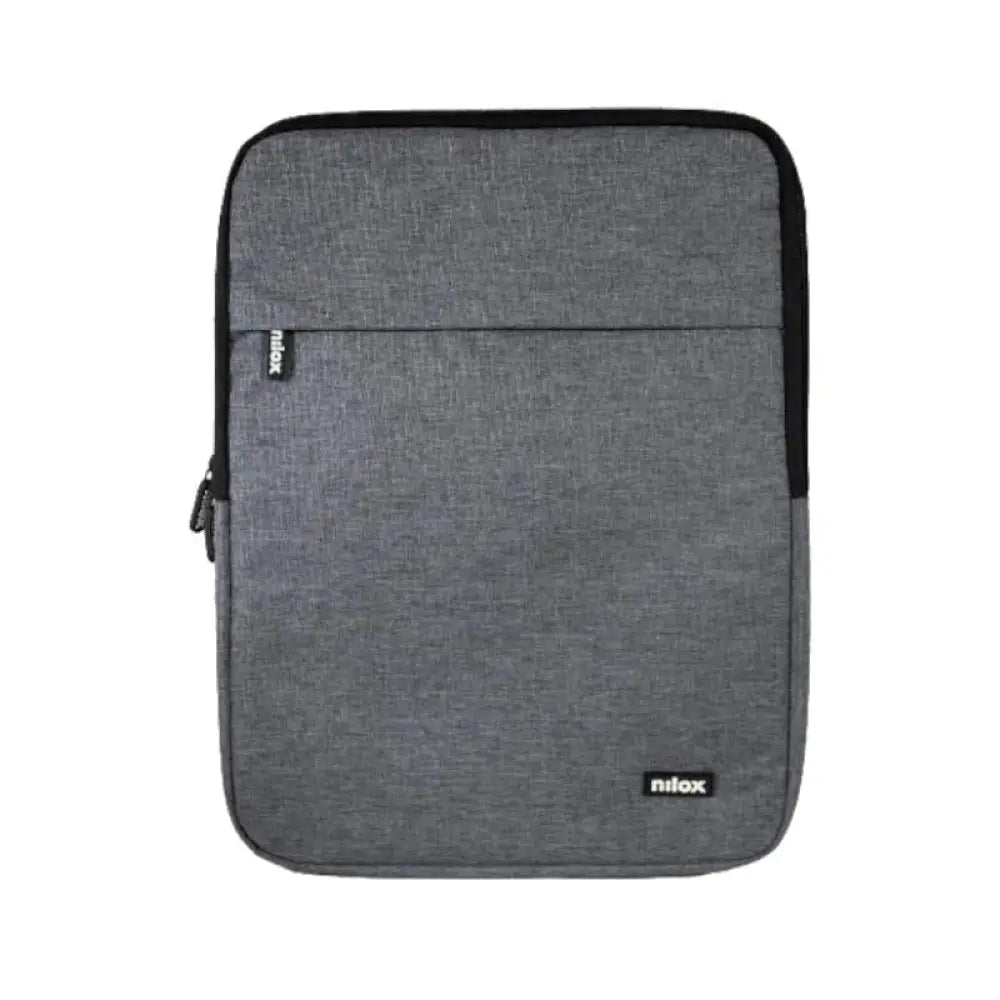 Funda gris NILOX Sleeve para portátil de 15.6 pulgadas, protección y estilo para tu computadora portátil.