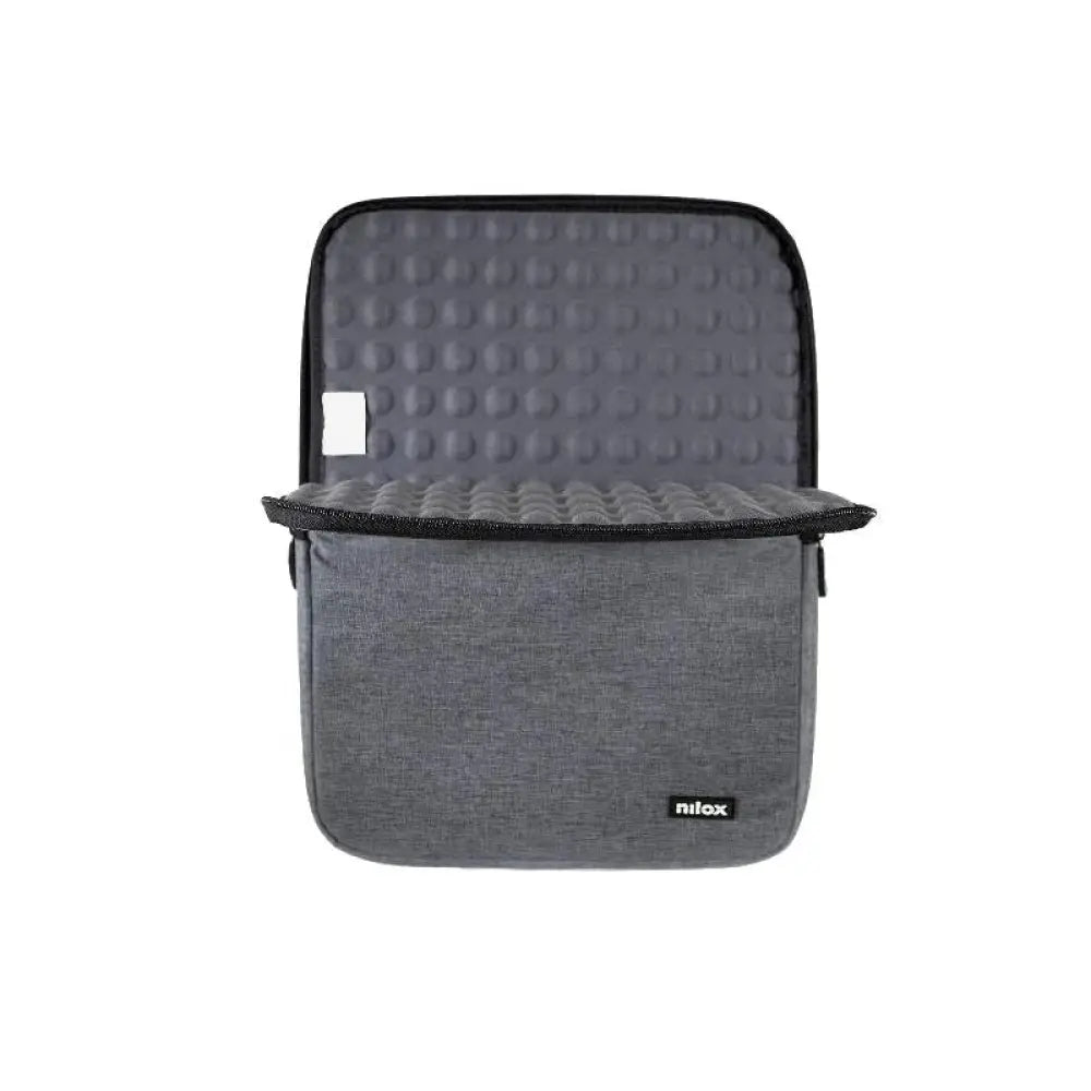 Funda NILOX Sleeve gris para portátil de 15.6 pulgadas, protección y estilo para tu computadora portátil.