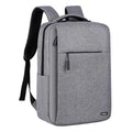Mochila profesional NILOX para portátil de 15.6 pulgadas en color gris, con compartimentos y diseño resistente para transporte.
