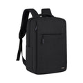 Mochila profesional negra NILOX para portátil de 15.6 pulgadas, con compartimentos y asas cómodas para transporte.