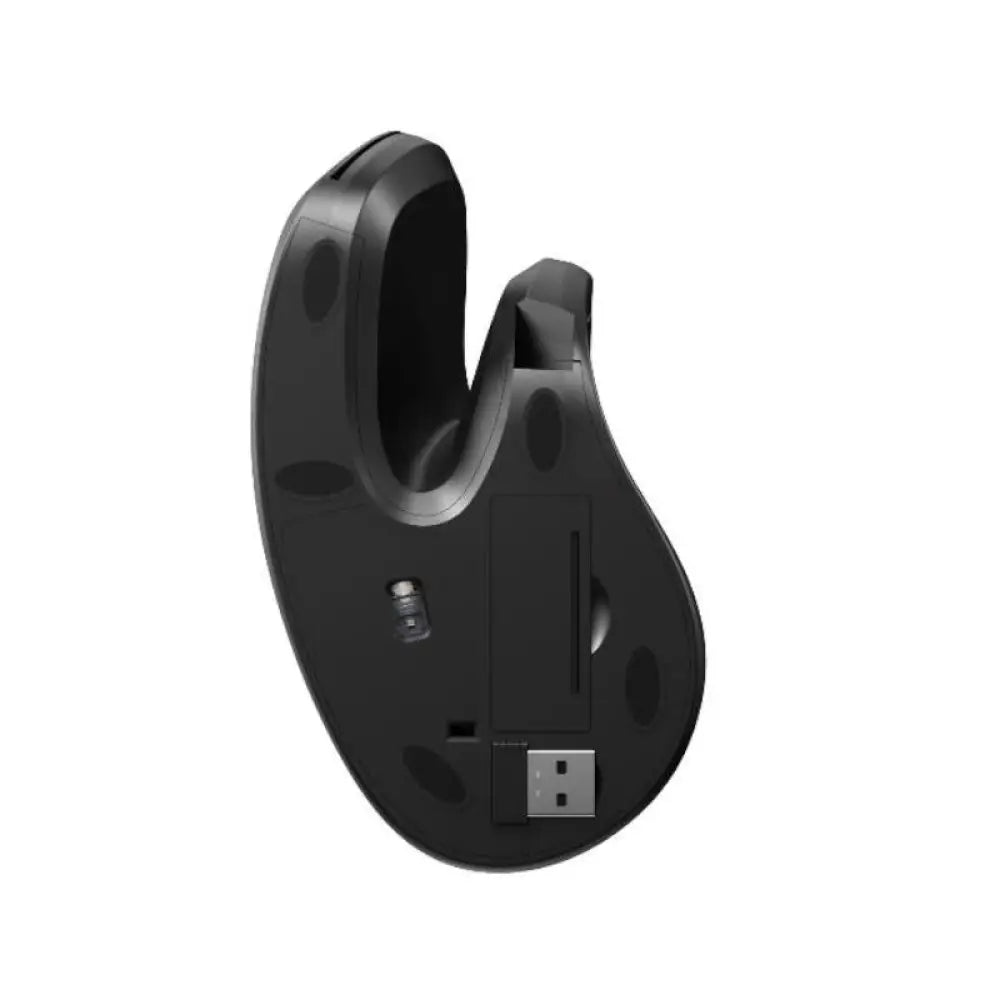 Nilox NXMOEV02 Ratón Vertical Wirelles Sil. Negro - detalle