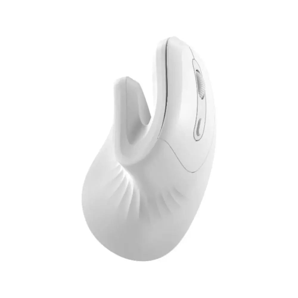 Nilox NXMOEV03 Ratón Vertical Wirelles Sil. Blanco - detalle