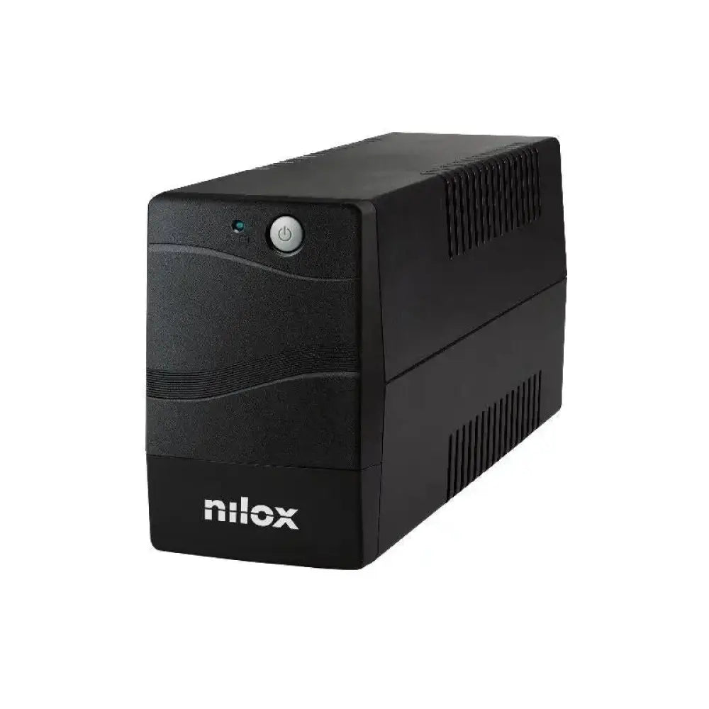Sistema de respaldo de energía NILOX SAI Premium Line INT de 1200VA, UPS compacto y potente para protección de dispositivos electrónicos.