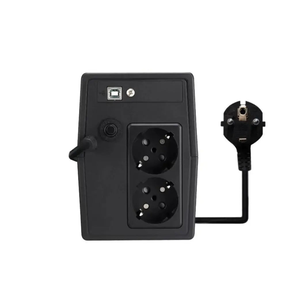 SAI NILOX UPS Premium Line Interno de 1500VA, dispositivo de respaldo de energía con pantalla digital y diseño compacto.