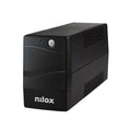 SAI NILOX UPS Premium Line Interno de 1500VA con pantalla y conexiones visibles para protección de energía.