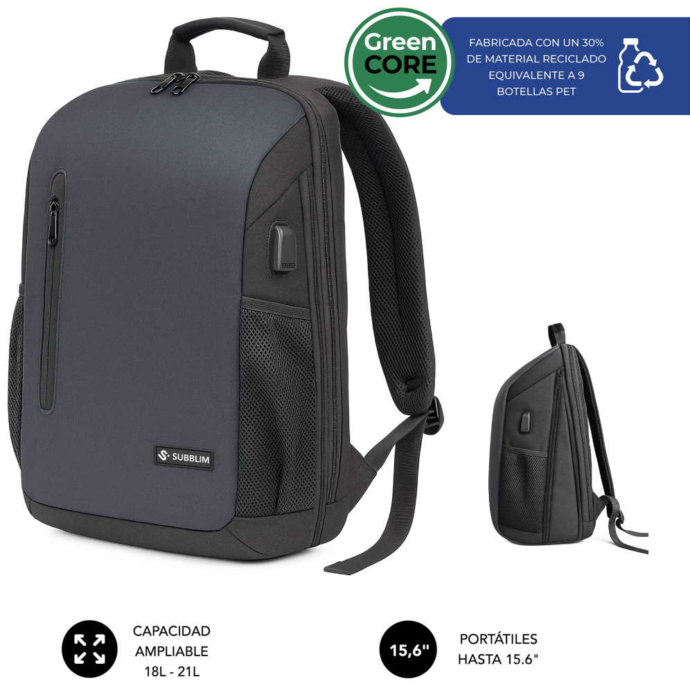 NOMAD XPAND AIR PADDING BACKPACK 15,6 BLACK