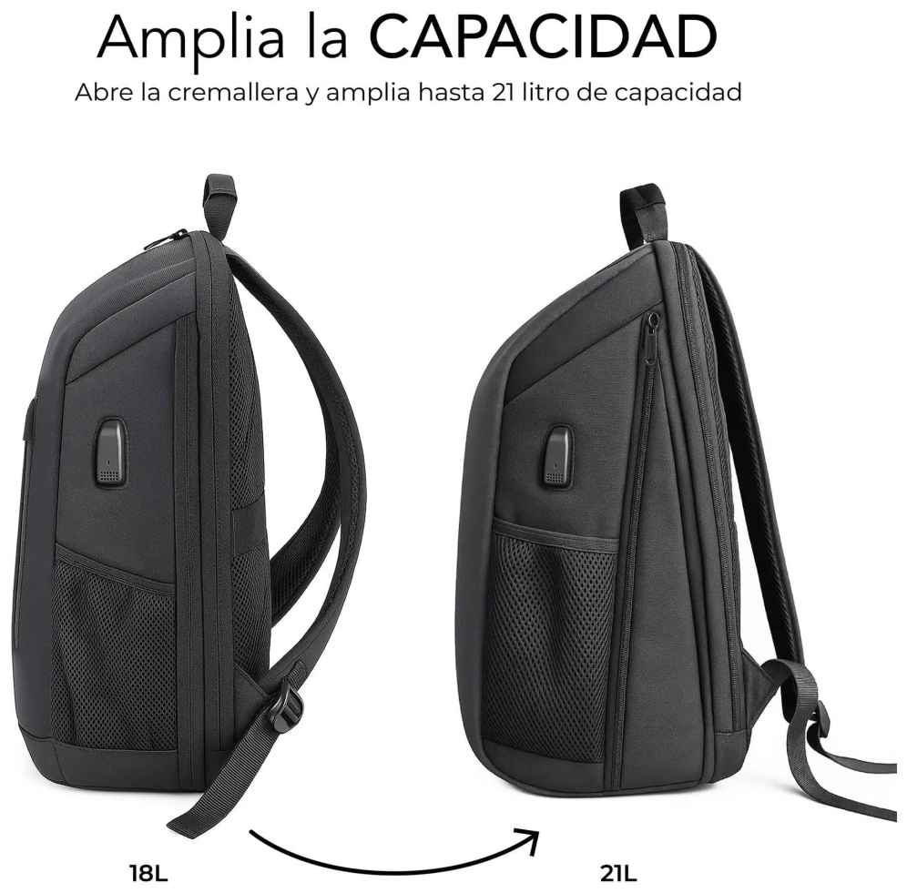 NOMAD XPAND AIR PADDING BACKPACK 15,6 BLACK - detalle
