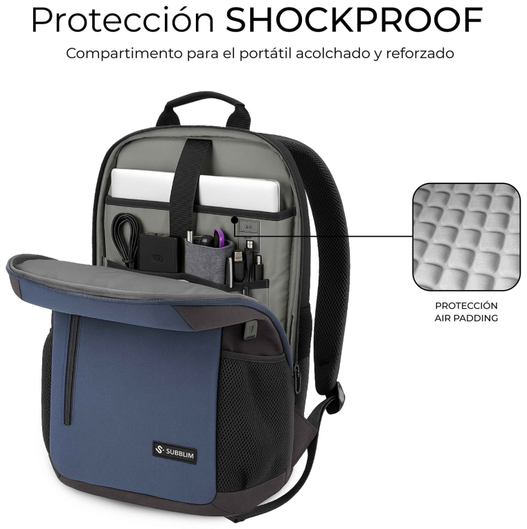 NOMAD XPAND AIR PADDING BACKPACK 15,6 BLUE - detalle