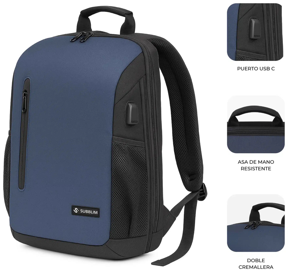 NOMAD XPAND AIR PADDING BACKPACK 15,6 BLUE - detalle