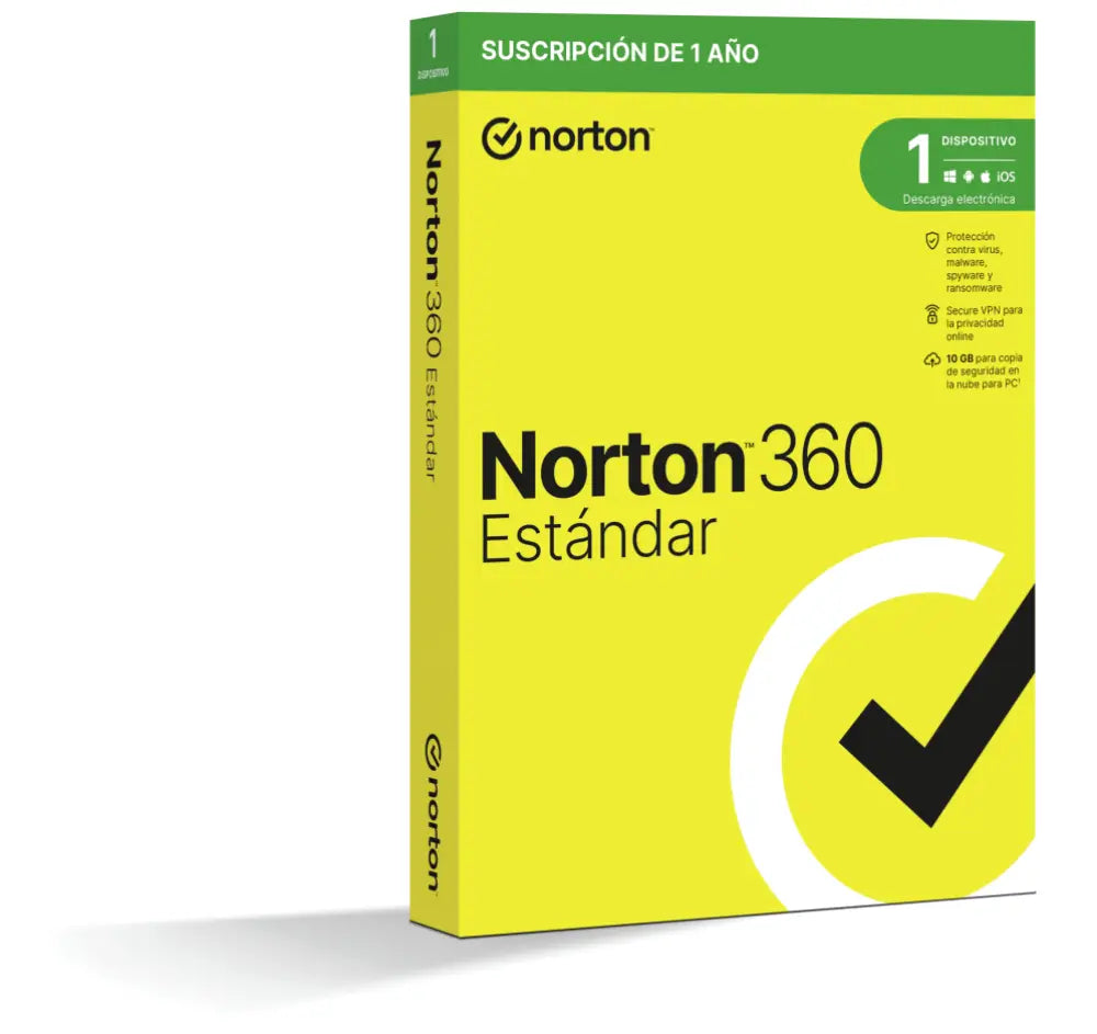 Norton 360 Standard Seguridad de antivirus Base Español 1 licencia(s) 1 año(s) - detalle