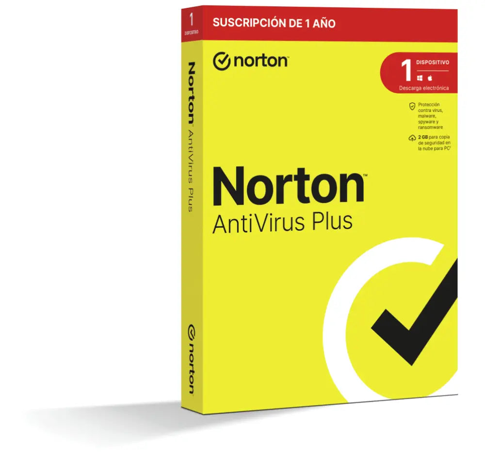 Norton AntiVirus Plus Seguridad de antivirus Base Español 1 licencia(s) 1 año(s) - detalle