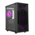 Caja micro-ATX NOX Infinity Epsilon RGB para torre y microtorre, con iluminación RGB y diseño elegante.