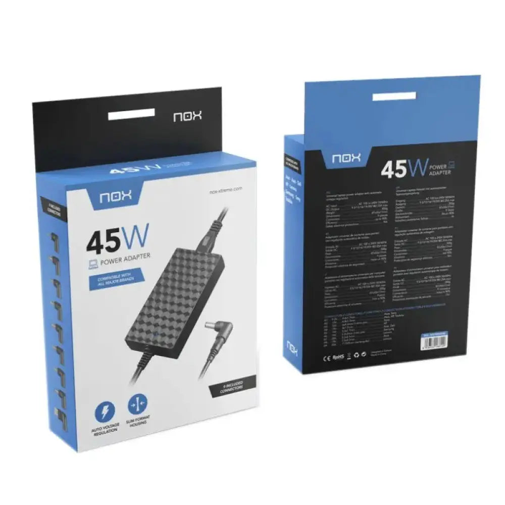 Nox Cargador de portátil 45W - detalle
