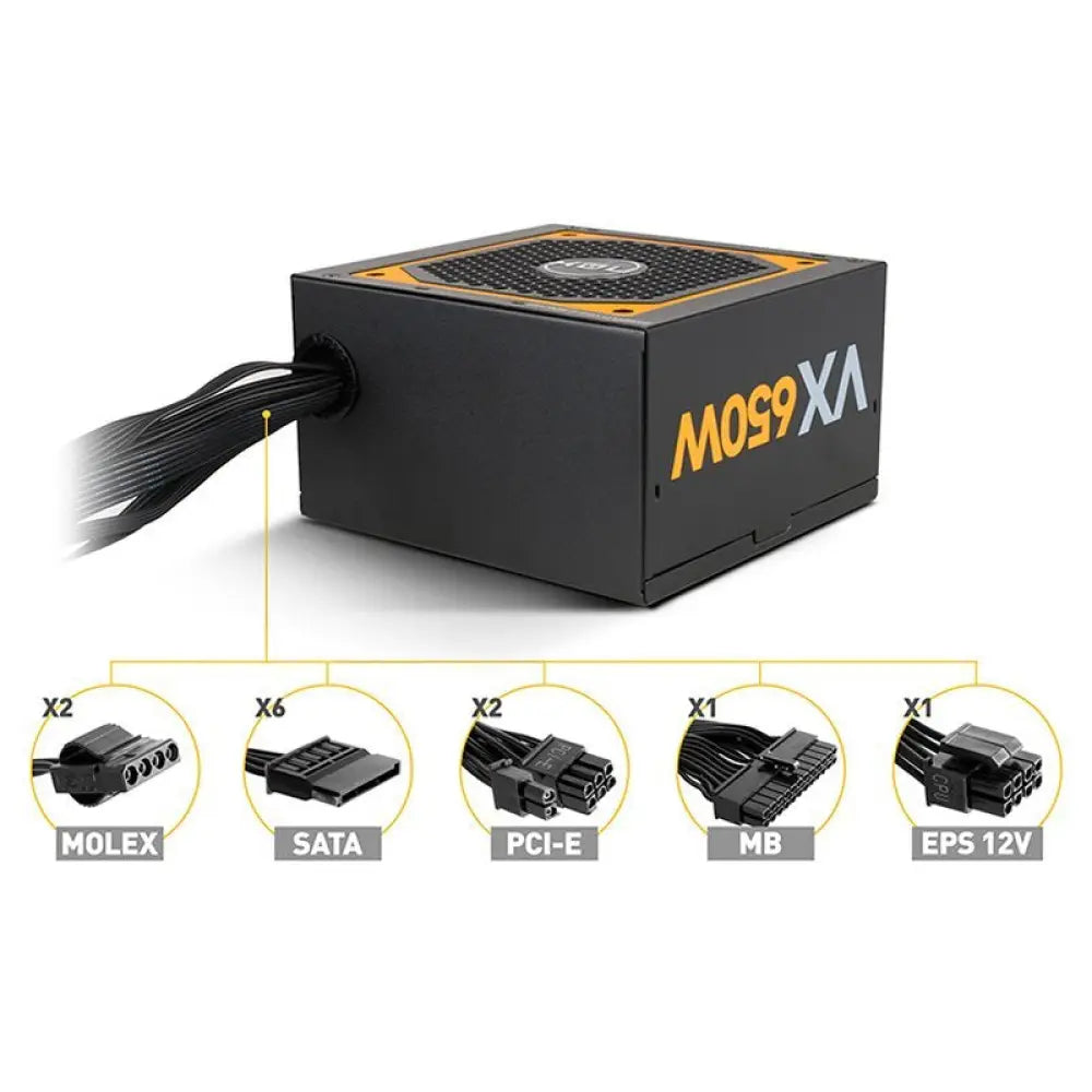 NOX Fuente Alimentación Urano VX 650W 80+ BRONZE - detalle