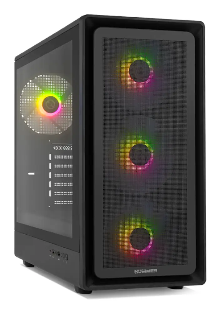 NOX Hummer Aero Midi Tower Negro