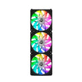 Kit de ventiladores ARGB NOX Hummer EasyLink en color negro para refrigeración de PC.