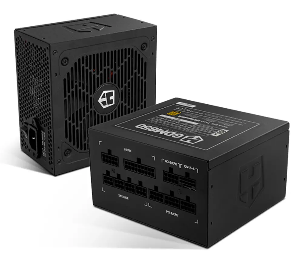 NOX Hummer GDM 850W GOLD unidad de fuente de alimentación 20+4 pin ATX ATX Negro