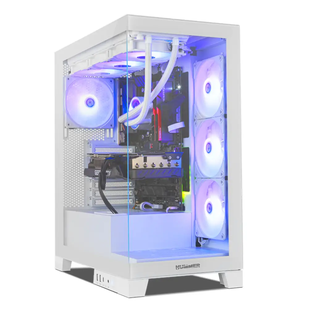 NOX Hummer Glock Midi Tower Blanco