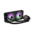 Refrigeración NOX HUMMER M-240 Kit RL ARGB en color negro, con radiador y ventiladores LED ARGB para PC gaming.