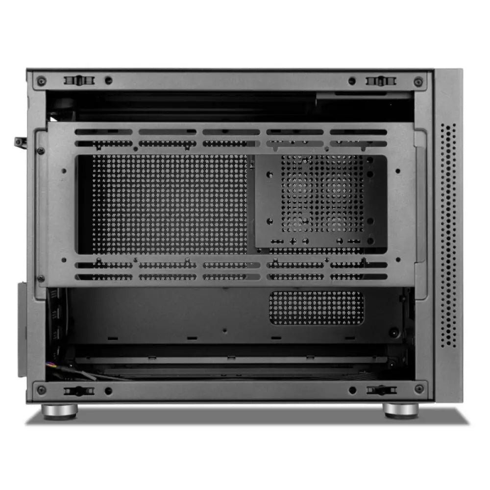 Mini torre micro-ATX NOX Hummer VAULT con diseño compacto y ventilación eficiente, ideal para construcción de PCs.