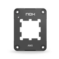 Soporte de montaje para CPU AMD NOX Hummer Shield en acero negro, compatible con kit WiFi y soporte reforzado.