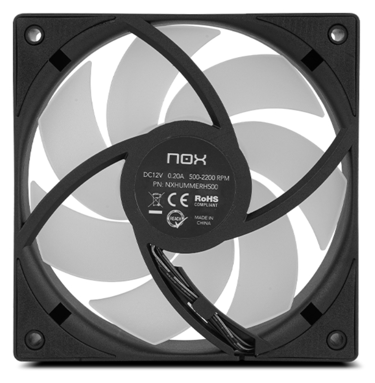 NOX REFRIGERACION HUMMER H-500 COOLER CPU ARGB DIGITAL INTEL/AMD - detalle