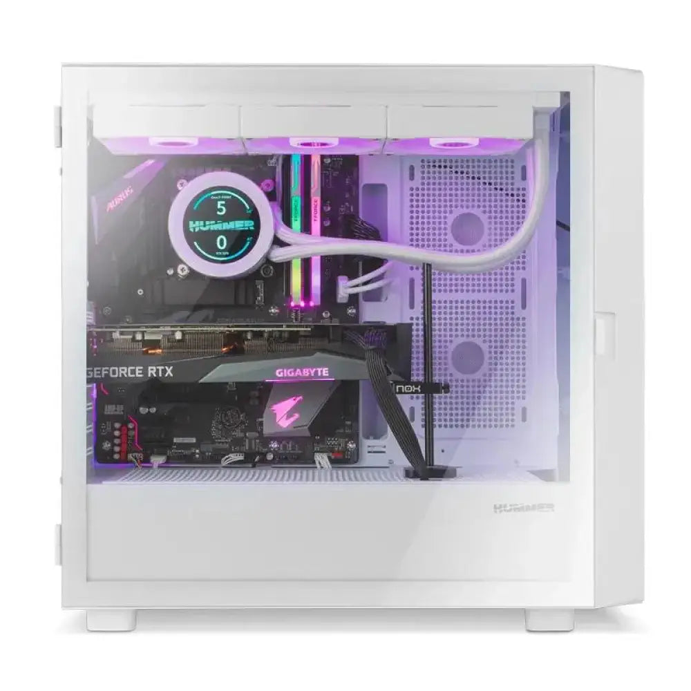 Nox Semitorre HUMMER BIOSpantalla LCD 8" BLANCO - detalle