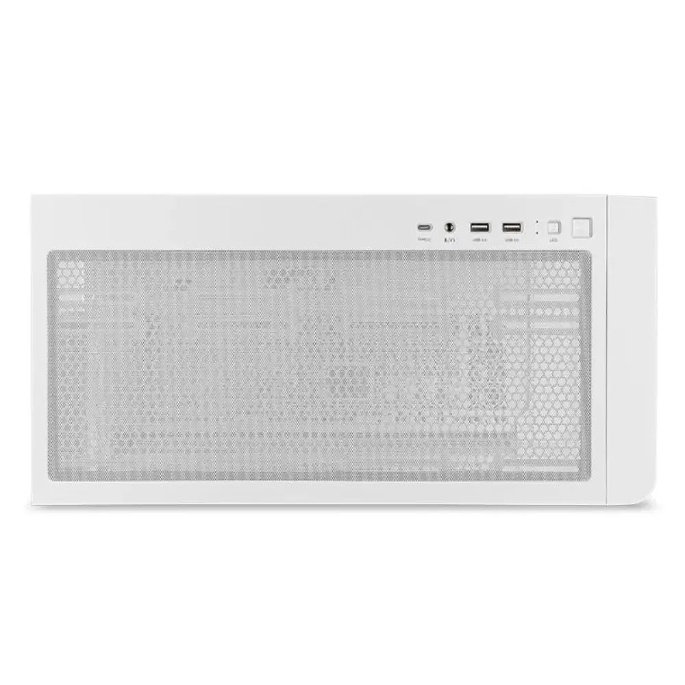 NOX Semitorre HUMMER ETHER  Cristal Curvo Blanco - detalle