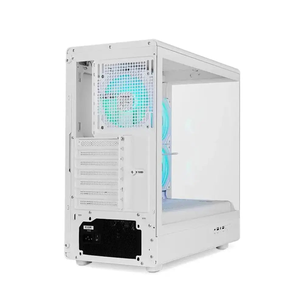 NOX Semitorre HUMMER SIGNAL Frameless ARGB Blanco - detalle