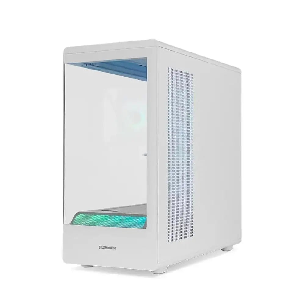 NOX Semitorre HUMMER SIGNAL Frameless ARGB Blanco - detalle