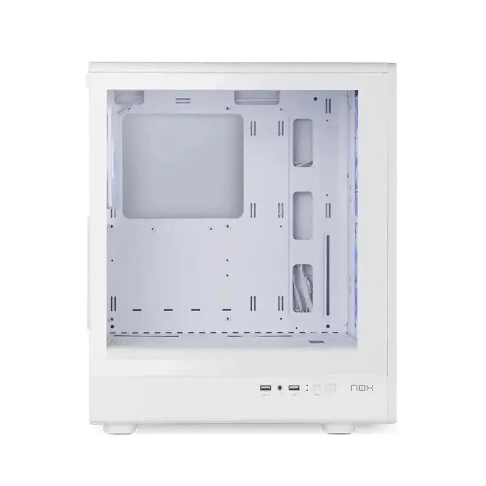 NOX Semitorre INFINITY IOTA ARGB Blanco USB 3.0 - detalle