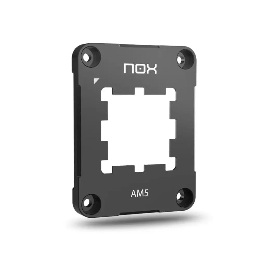 Soporte zócalo CPU AMD Hummer Shield de NOX para refrigeración en una computadora.