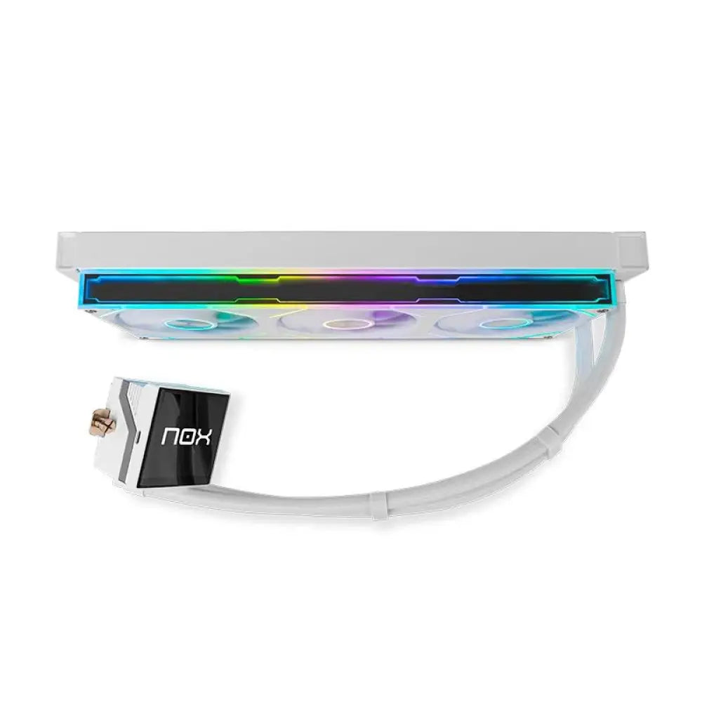 Nox Vent. HUMMER M-360 LCD Kit RL Mag ARGB Blanco - detalle