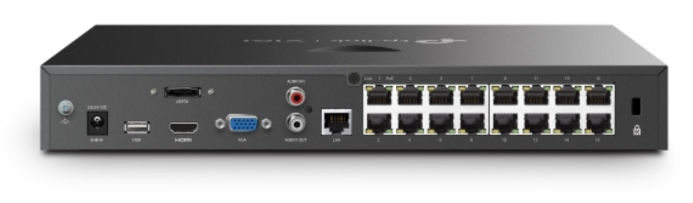 NVR VIGI TP-LINK NVR2016H-16MP-4TB - detalle