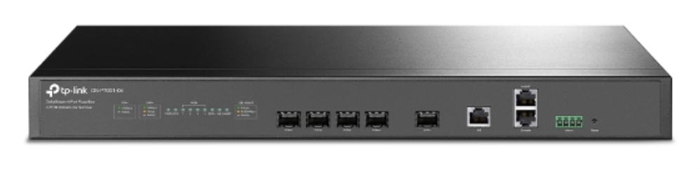 OLT GPON TP-LINK 4 PUERTOS 1 SFP+ 10GB 1 SFP GIGABIT RJ45
