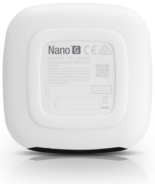 ONT UBIQUITI UF-NANO UFIBER FIBER NANO - detalle