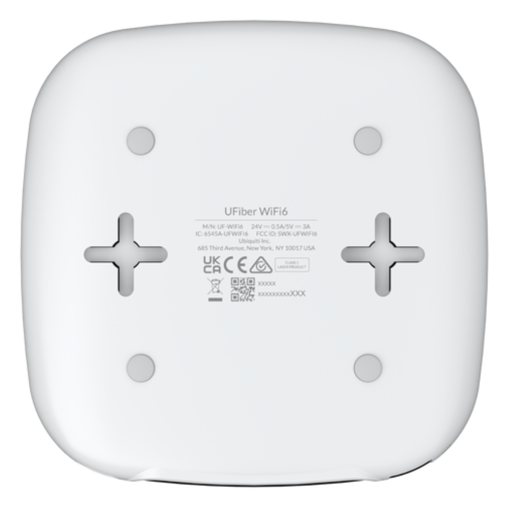 ONT UBIQUITI UF-WIFI6 UFIBER WIFI6 - detalle