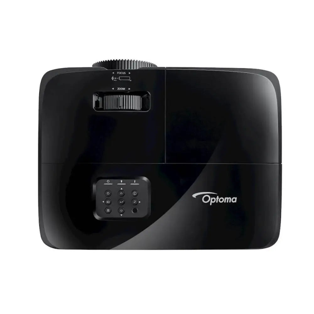 Proyector Optoma S336 con resolución SVGA, 4000 lúmenes, puertos VGA y HDMI, ideal para presentaciones y entretenimiento.