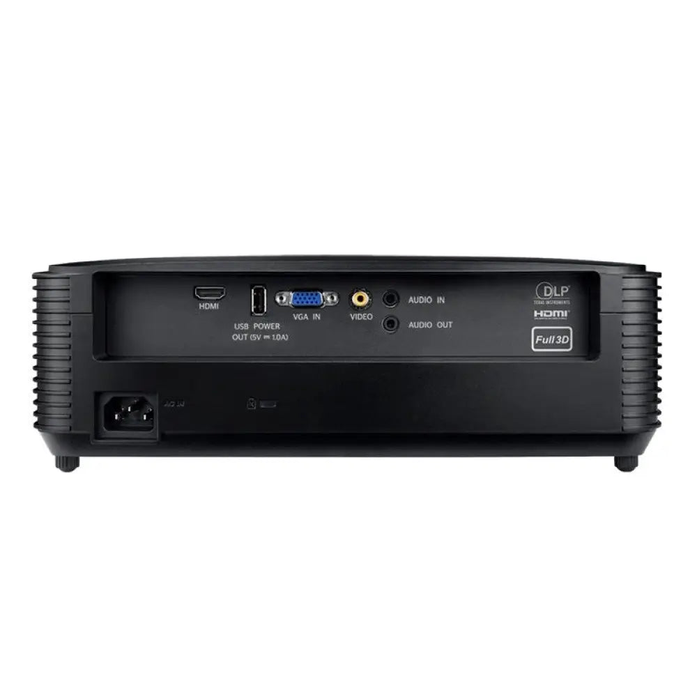 Proyector OPTOMA S336 con resolución SVGA, 4000 lúmenes, conexiones VGA y HDMI, compacto y ideal para presentaciones.