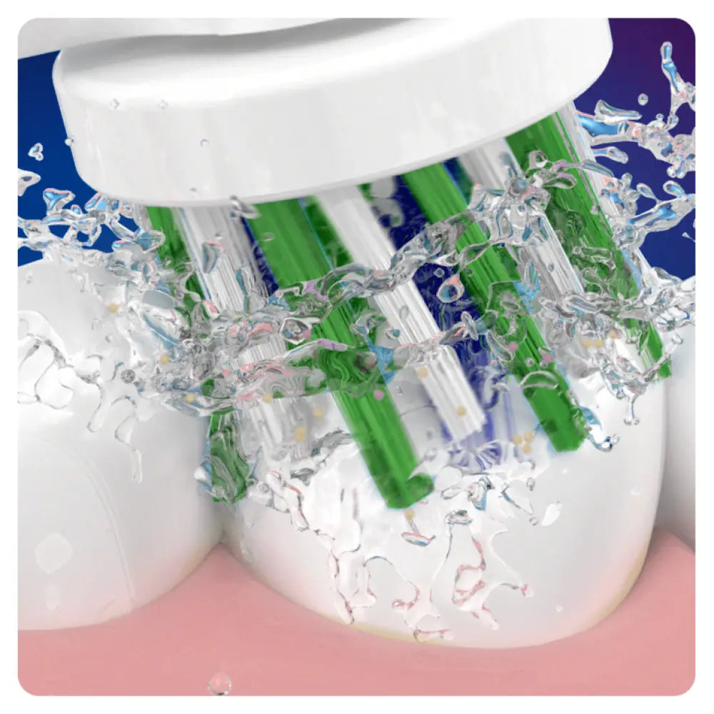 Oral-B CrossAction 80339345 cepillo de cabello 6 pieza(s) Azul. Verde. Blanco - detalle