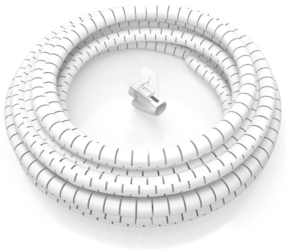 ORGANIZADOR CABLE AISENS EN ESPIRAL 25MM BLANCO 3.0M