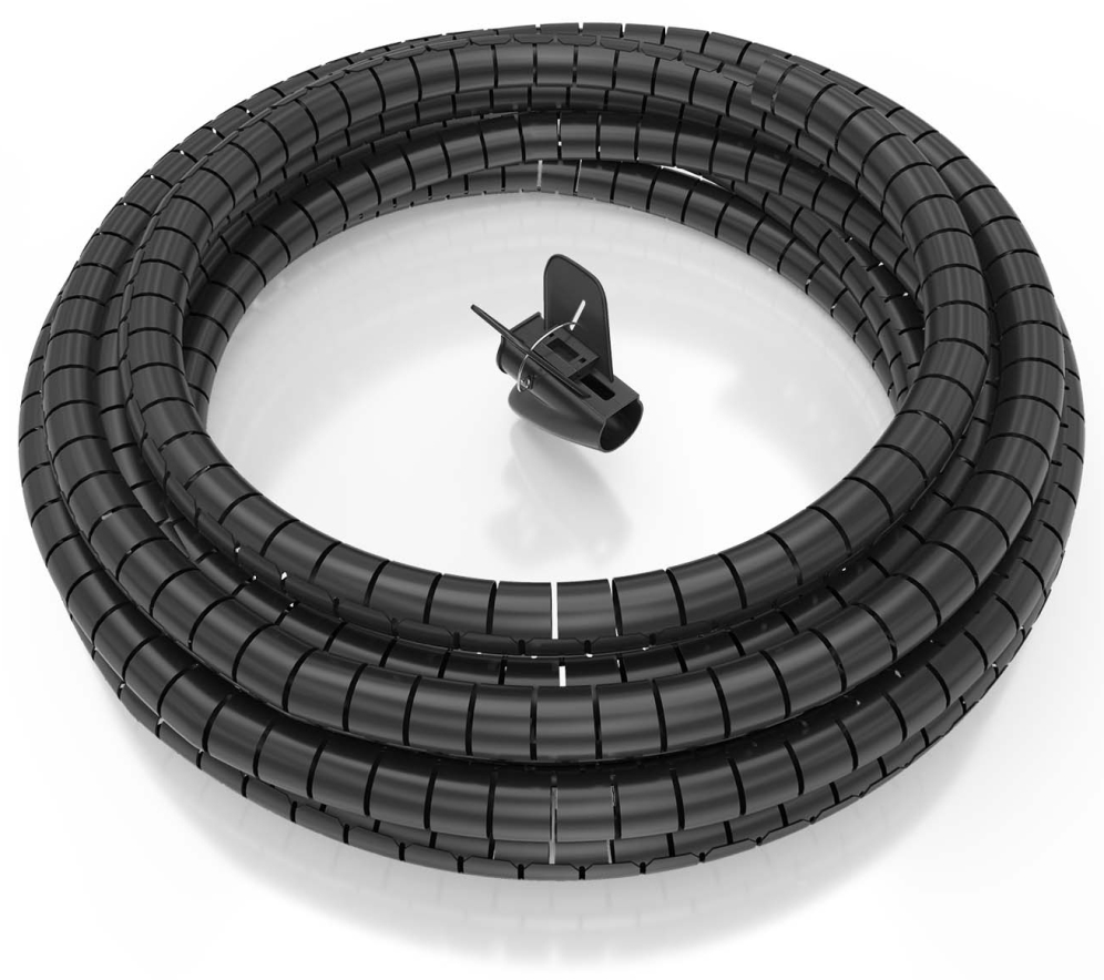 ORGANIZADOR CABLE AISENS EN ESPIRAL 25MM NEGRO 10.0M