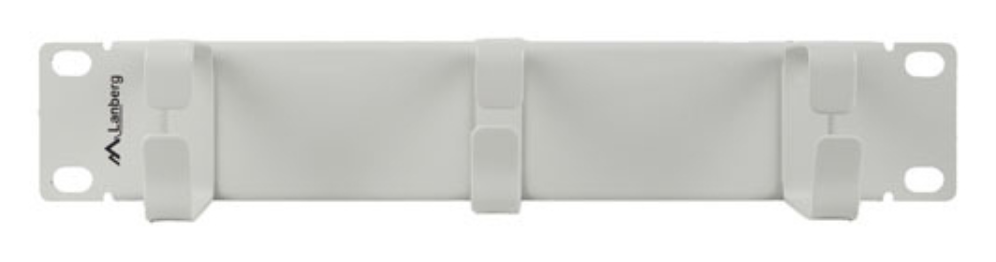 ORGANIZADOR DE CABLES LANBERG 3 ANILLAS 10" 1U TIPO B GRIS - detalle