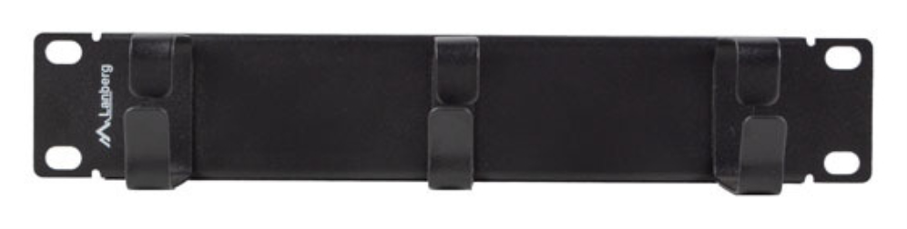 ORGANIZADOR DE CABLES LANBERG 3 ANILLAS 10" 1U TIPO B NEGRO - detalle