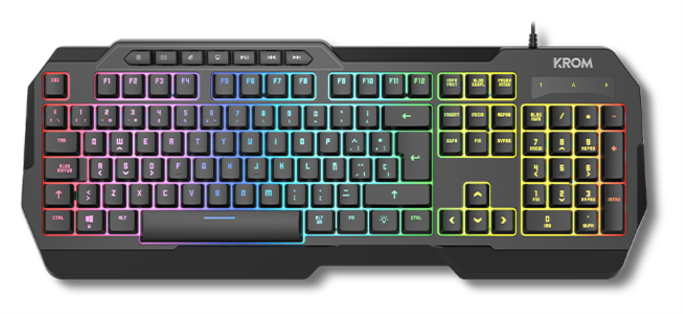 PACK KROM 4 EN 1 RGB KENTA GAMING COMBO - detalle