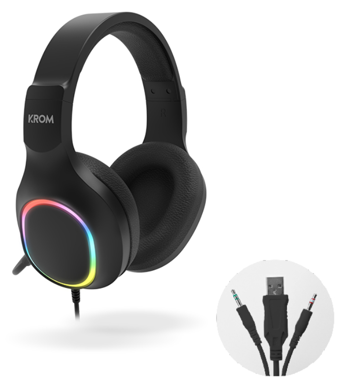 PACK KROM 4 EN 1 RGB KENTA GAMING COMBO - detalle