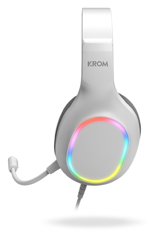 PACK KROM 4 EN 1 RGB KENYA GAMING COMBO BLANCO - detalle